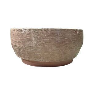 Vintage 1955 Miramar of California Pink Pottery Planter Bowl - MCM Ceramic